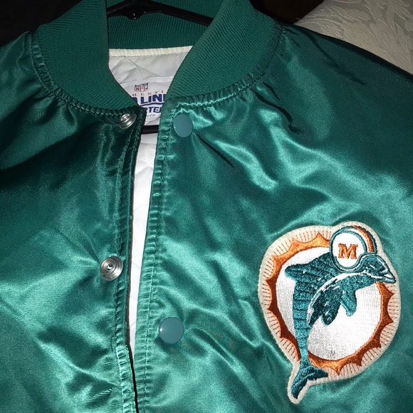 π¬ Vintage Starter Miami Dolphins Jacket - Picture 4 of 14